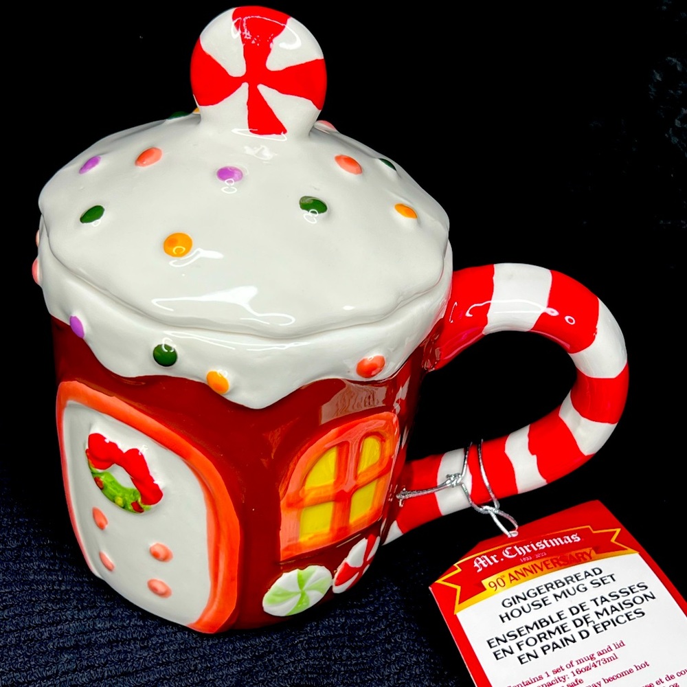 Gingerbread house mug set / Christmas